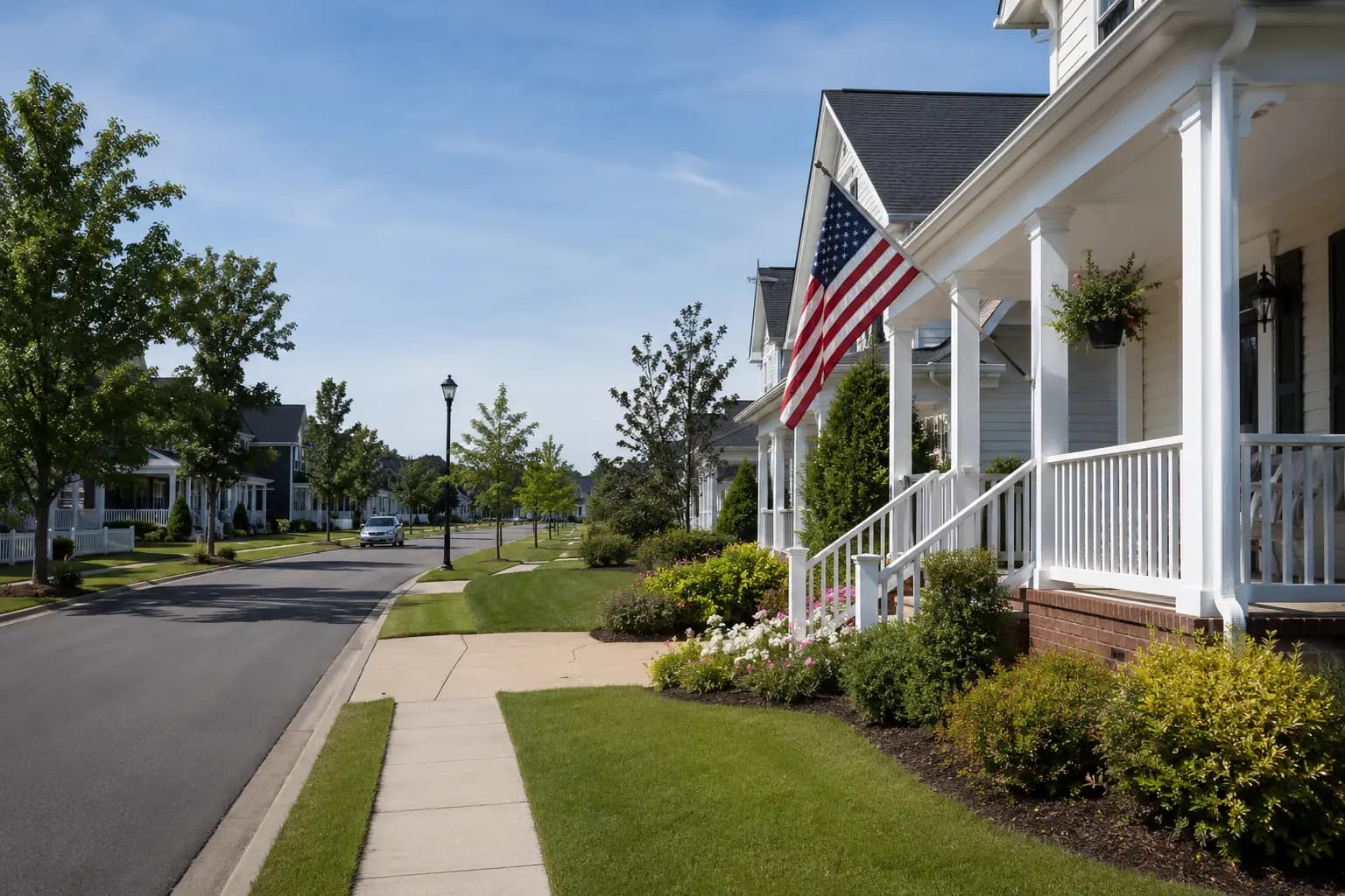 North Carolina neighborhood street
