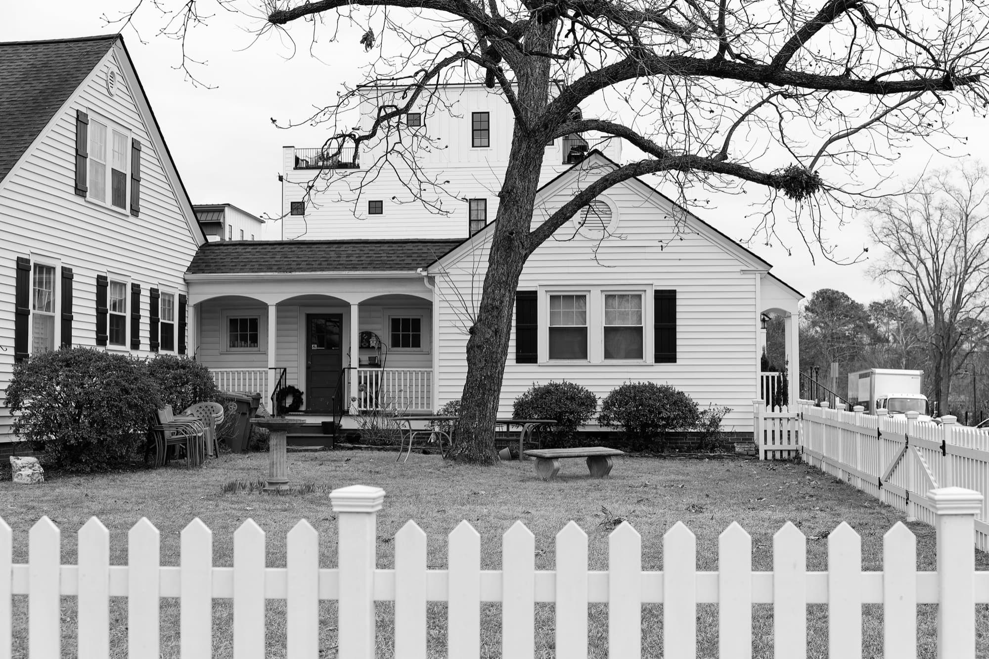 HVAC service in Benson, North Carolina — North Carolina suburban neighborhood street