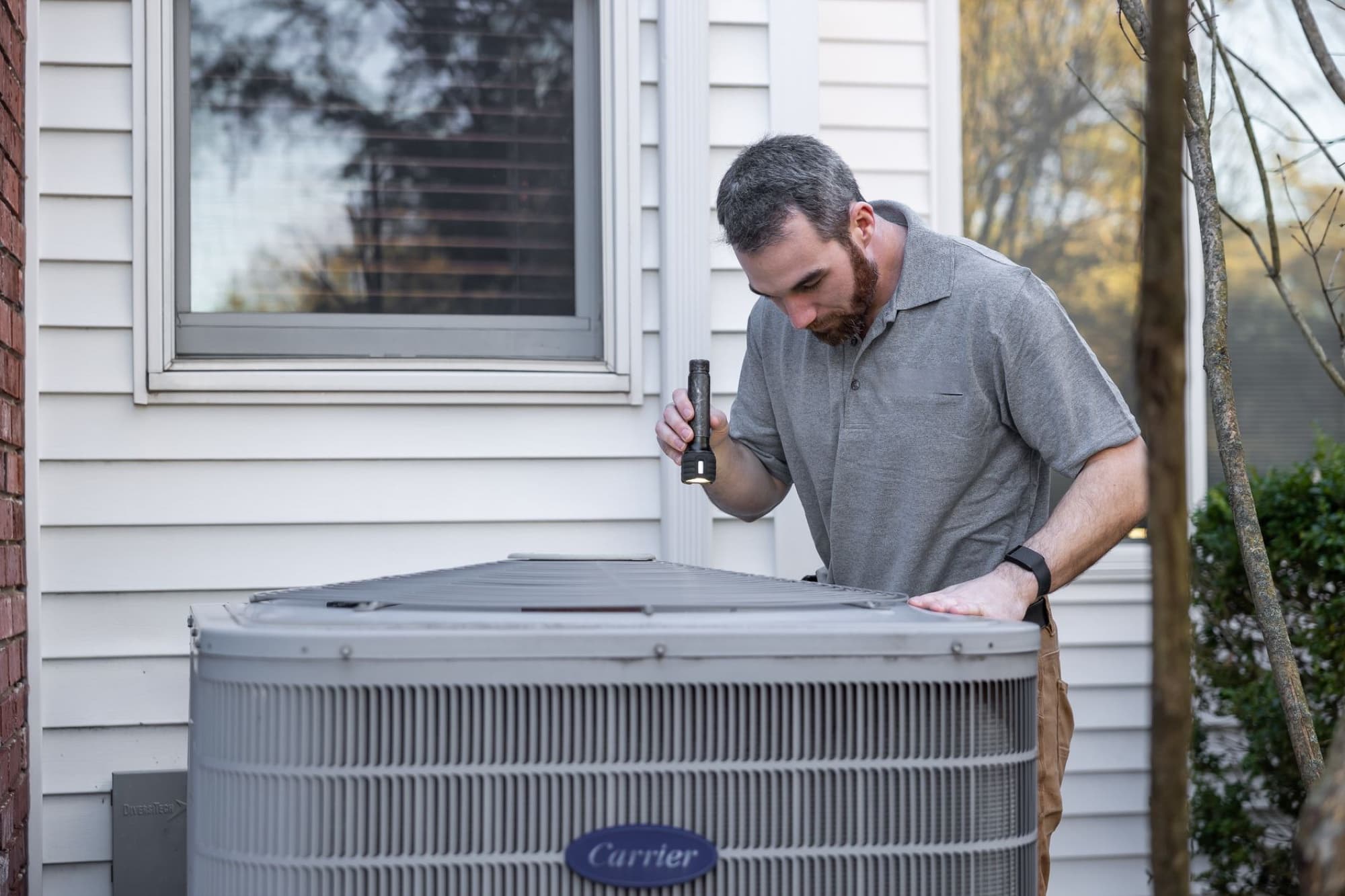 HVAC technician serving a North Carolina home