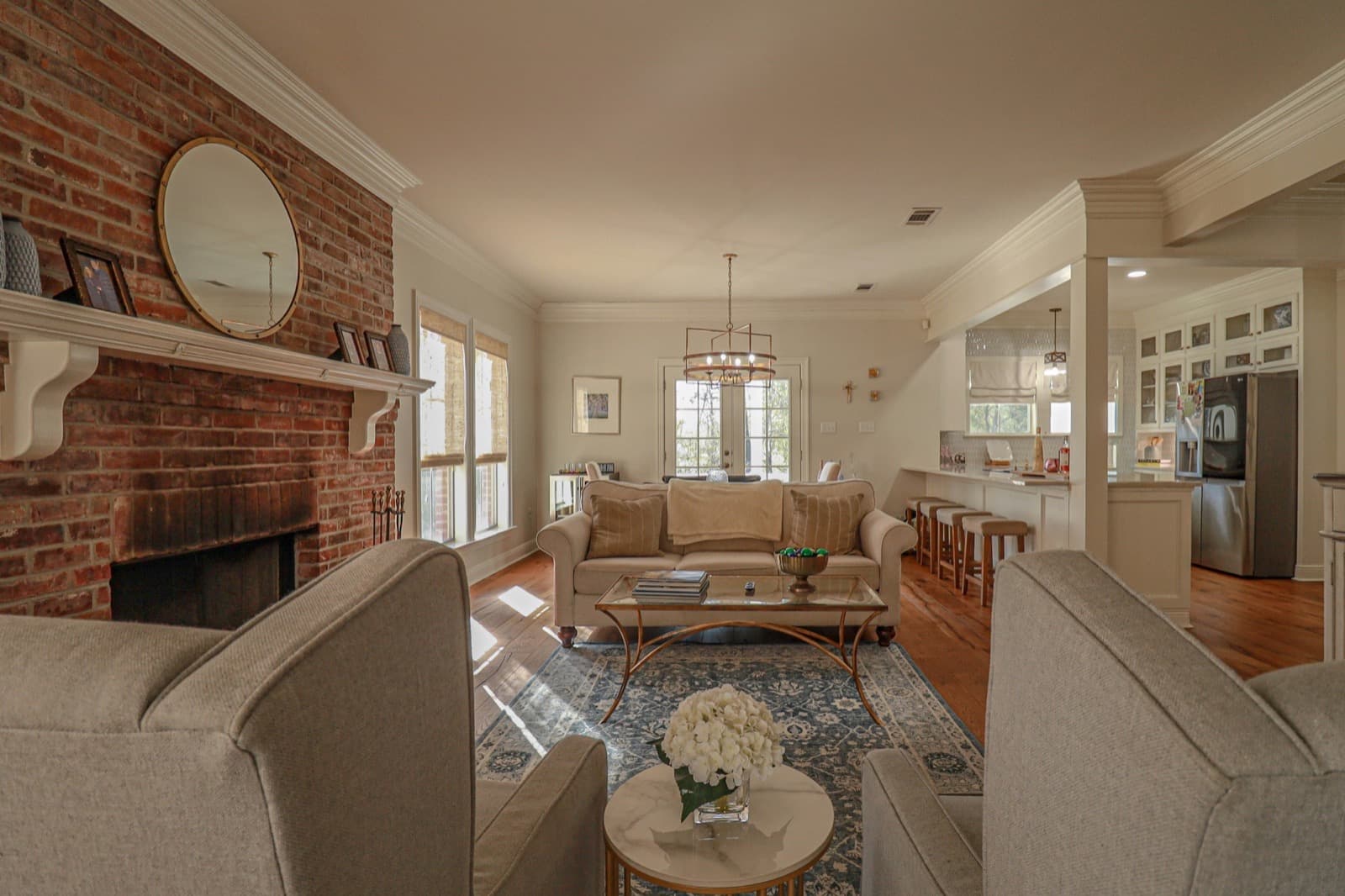HVAC service in Rolesville, North Carolina: Welcoming home interior with natural light