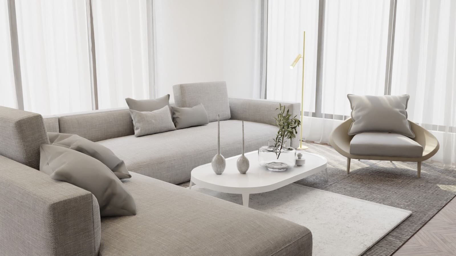 HVAC service in Wendell, North Carolina: Bright family room in a North Carolina home